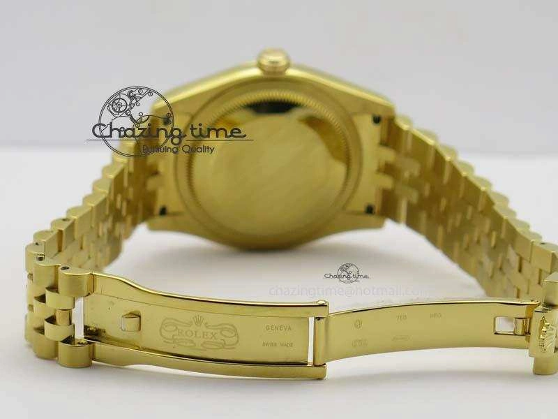 DateJust 36mm Wrapped YG BP-Maker Best Edition White MOP Dial On Wrapped YG Bracelet ETA2836