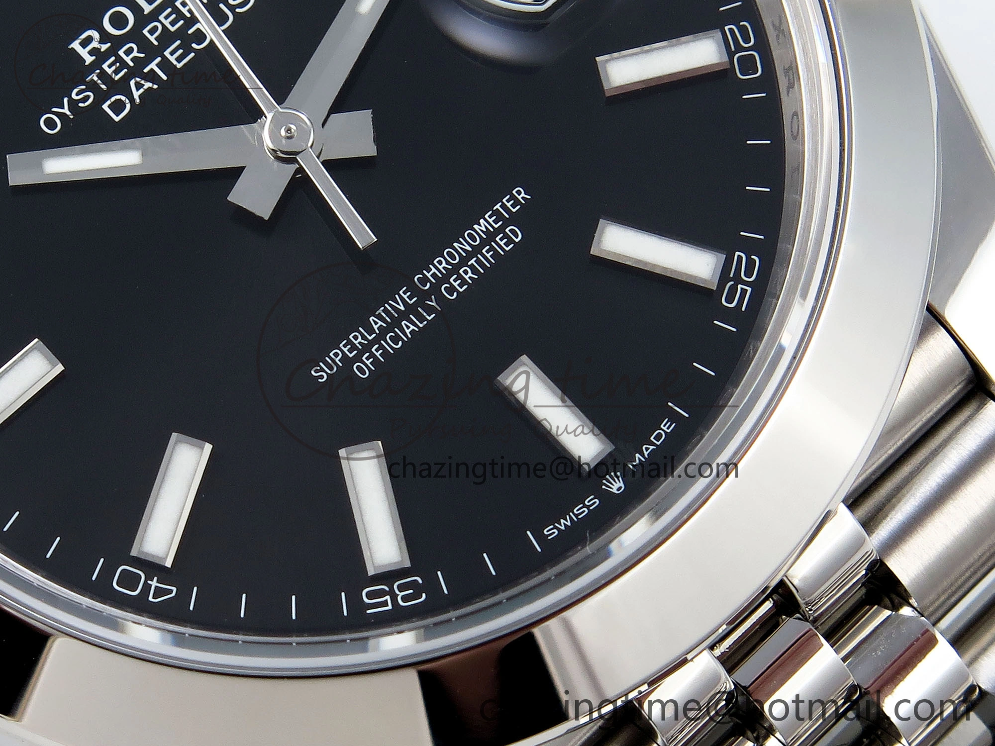 DateJust 41 126330 904L SS VSF 1:1 Best Edition Black Dial on Jubilee Bracelet VS3235
