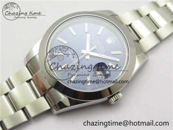 DateJust 41 126330 904L SS VSF 1:1 Best Edition Blue Dial on Oyster Bracelet VS3235