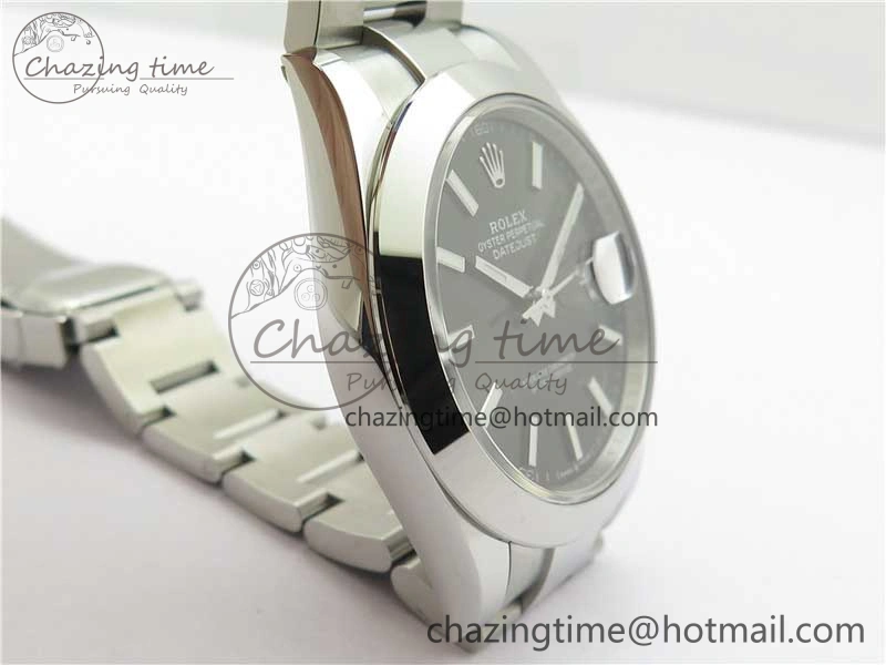 DateJust 41 126330 904L SS VSF 1:1 Best Edition Gray Dial on Oyster Bracelet VS3235