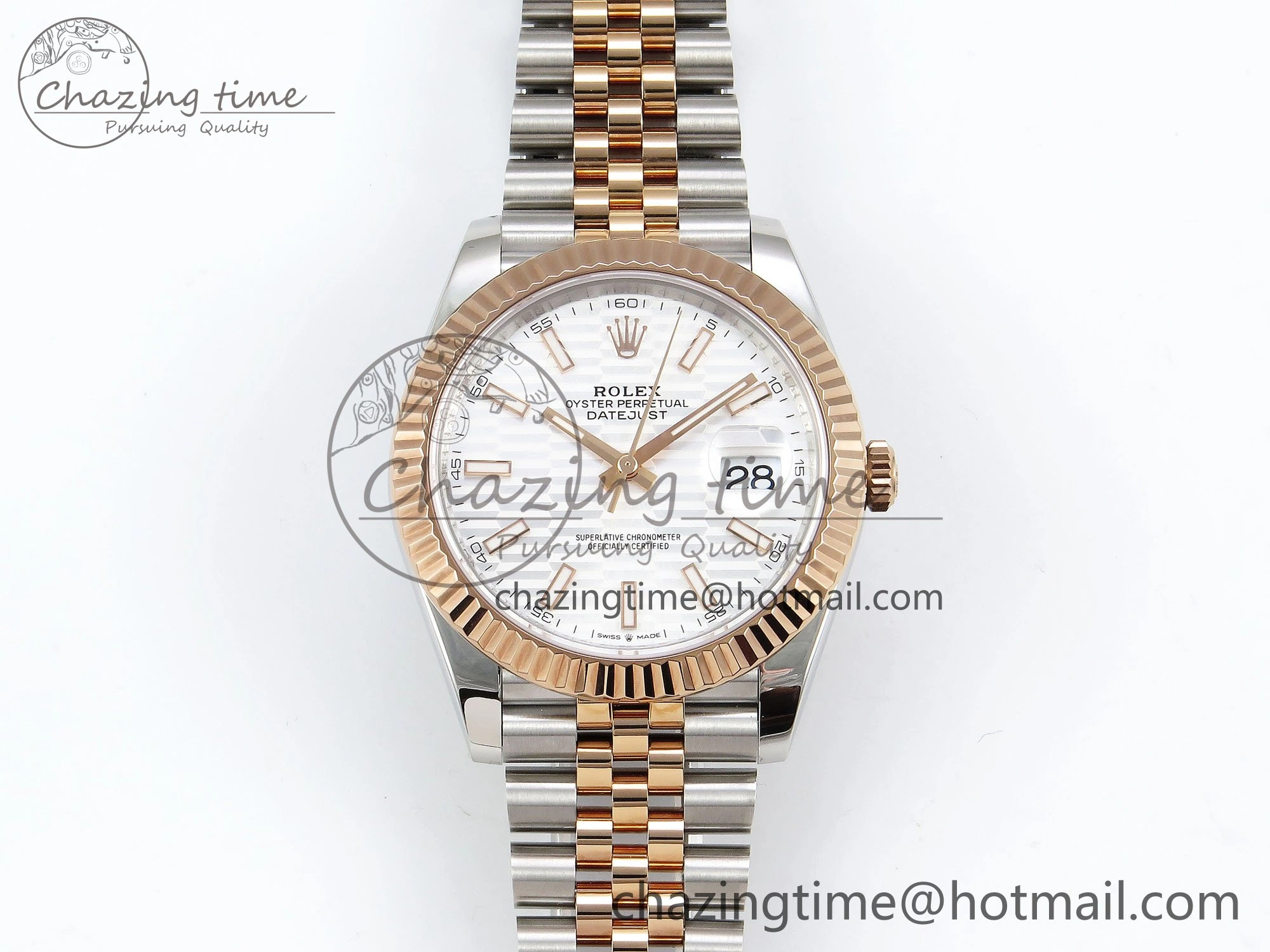 DateJust 41 126331 904L SS VSF 1:1 Best Edition Silver Textured Dial on Jubilee Bracelet VS3235