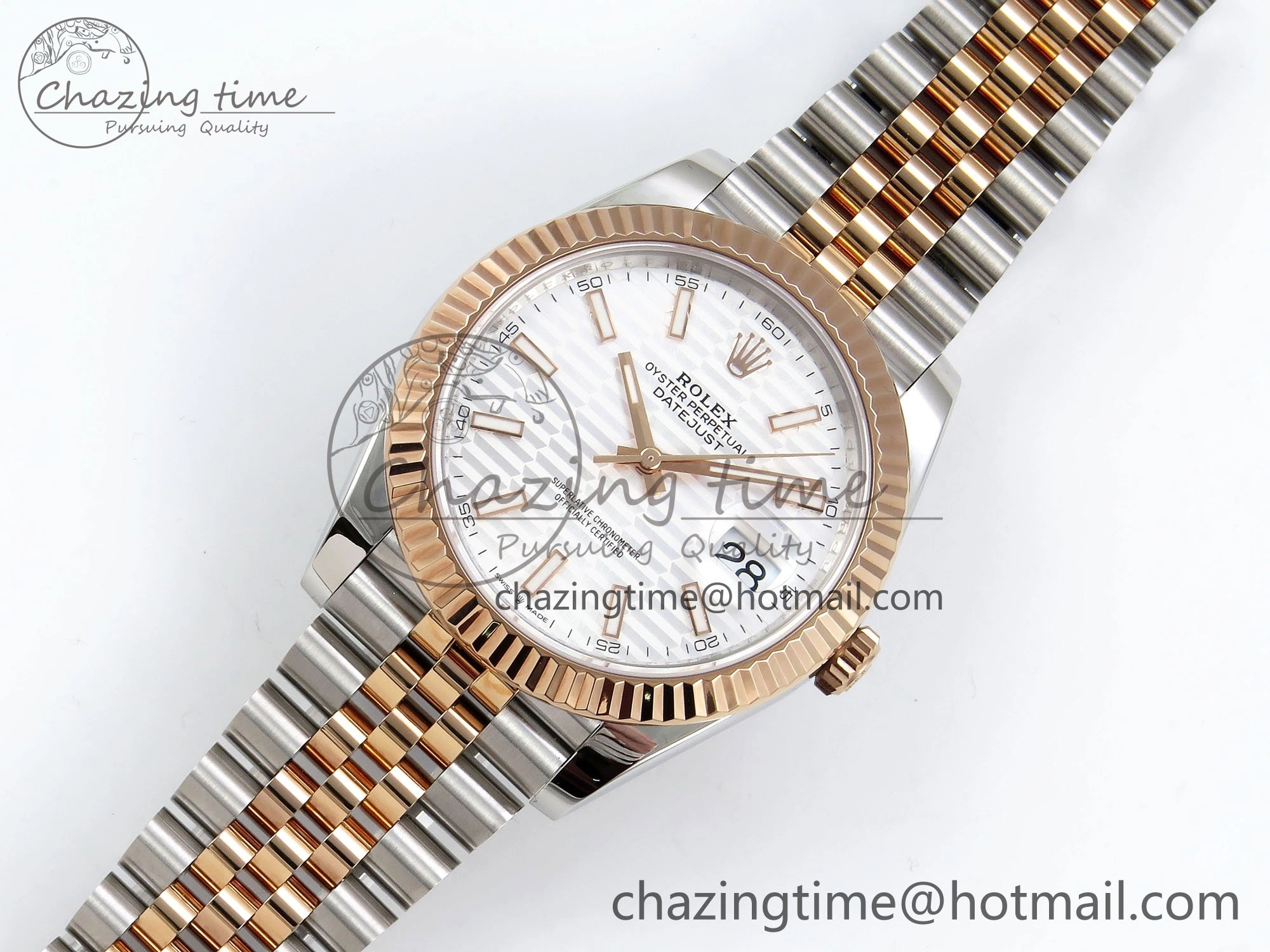 DateJust 41 126331 904L SS VSF 1:1 Best Edition Silver Textured Dial on Jubilee Bracelet VS3235