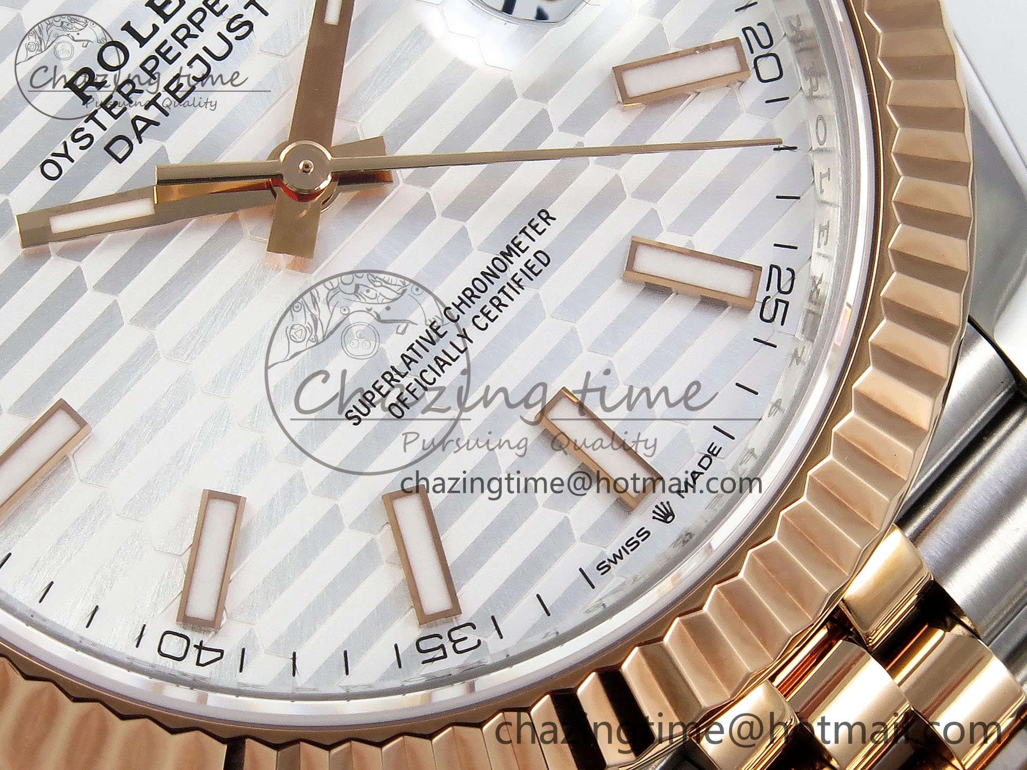 DateJust 41 126331 904L SS VSF 1:1 Best Edition Silver Textured Dial on Jubilee Bracelet VS3235