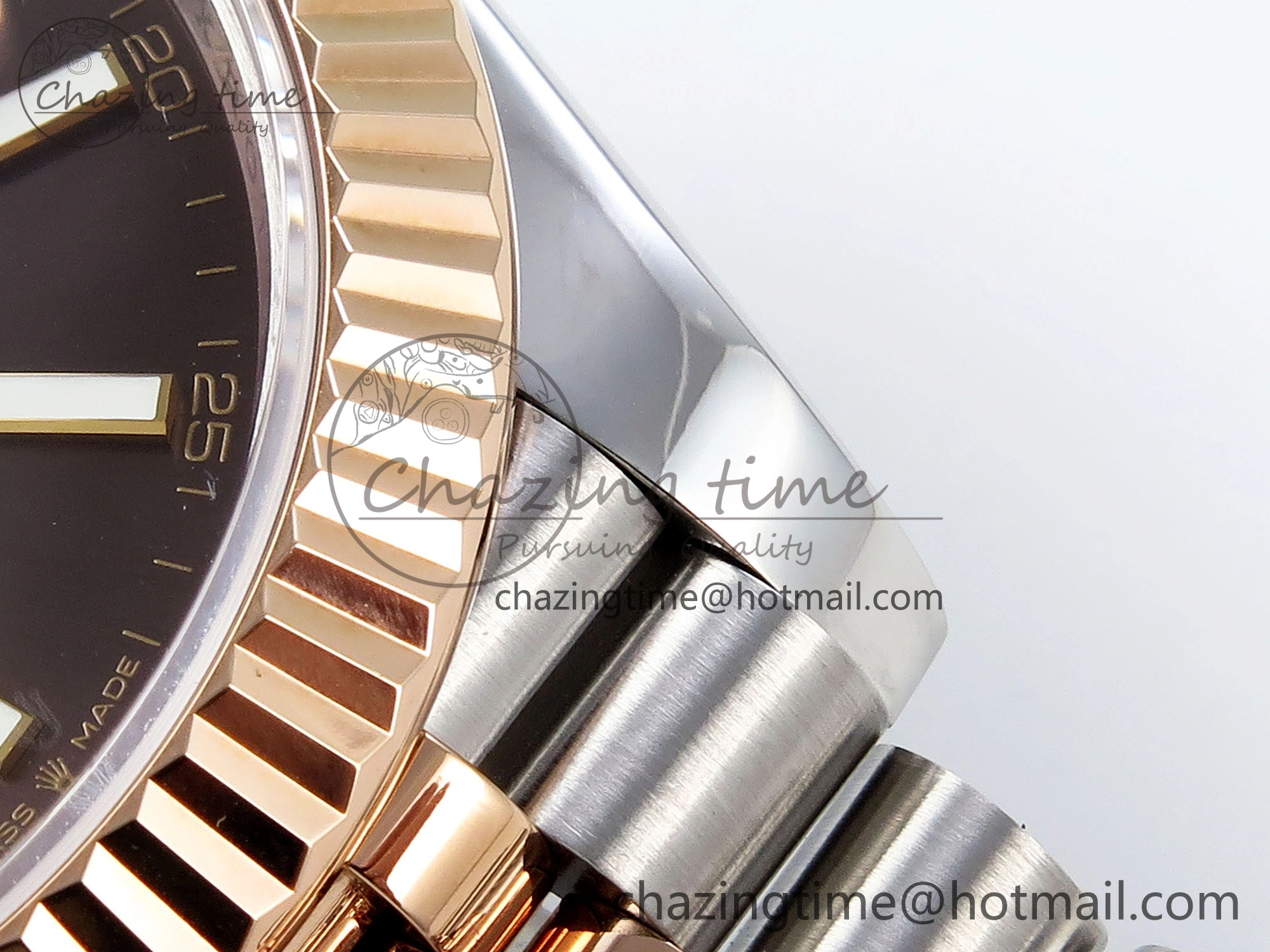 DateJust 41 126331 904L SS RG VSF 1:1 Best Edition Brown Dial on Jubilee Bracelet VS3235