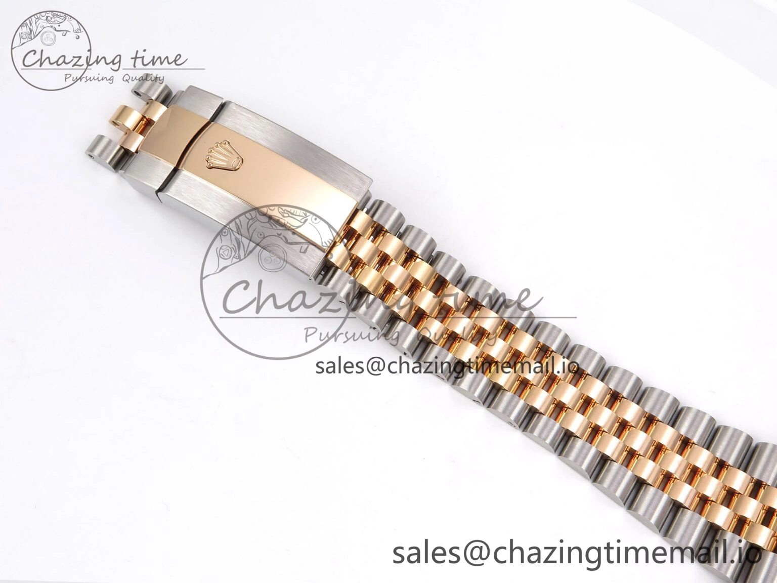 DateJust 41 126331 ARF 1:1 Best Edition 904L Steel Gray Textured Dial on SS RG Jubilee Bracelet SH3235（Gain Weight）