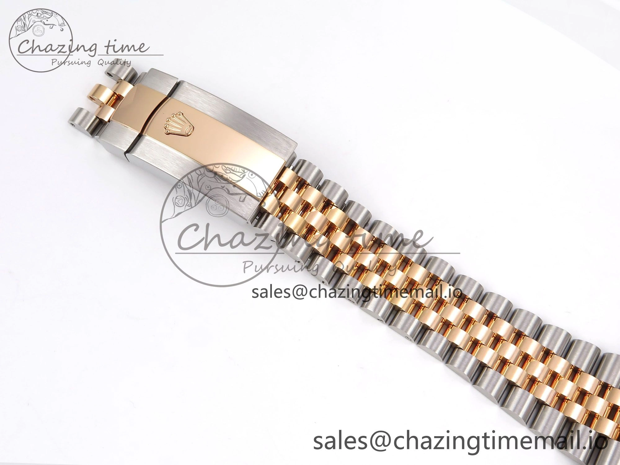 DateJust 41 126331 ARF 1:1 Best Edition 904L Steel Gray Textured Dial on SS RG Jubilee Bracelet SH3235（Gain Weight）