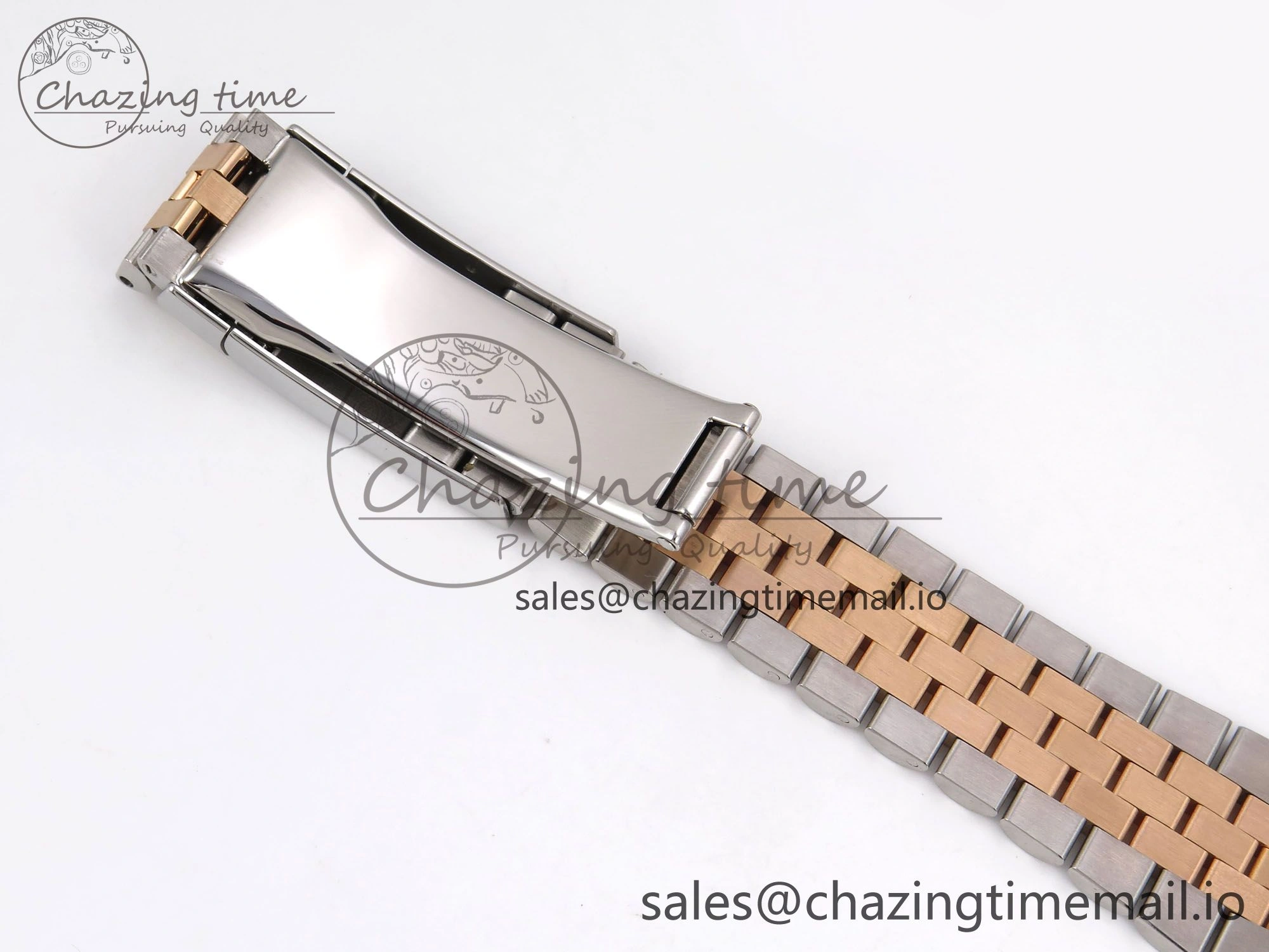 DateJust 41 126331 ARF 1:1 Best Edition 904L Steel Gray Textured Dial on SS RG Jubilee Bracelet SH3235（Gain Weight）