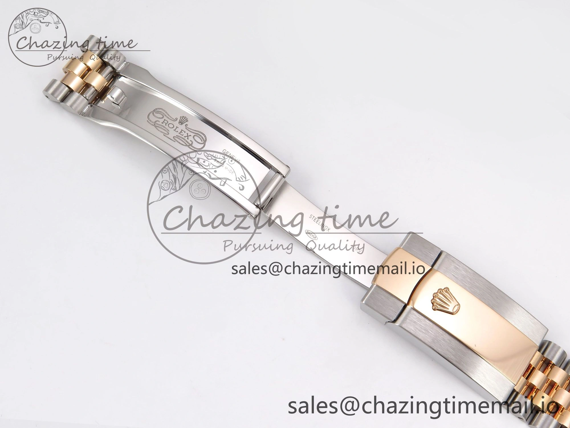 DateJust 41 126331 ARF 1:1 Best Edition 904L Steel Gray Textured Dial on SS RG Jubilee Bracelet SH3235（Gain Weight）