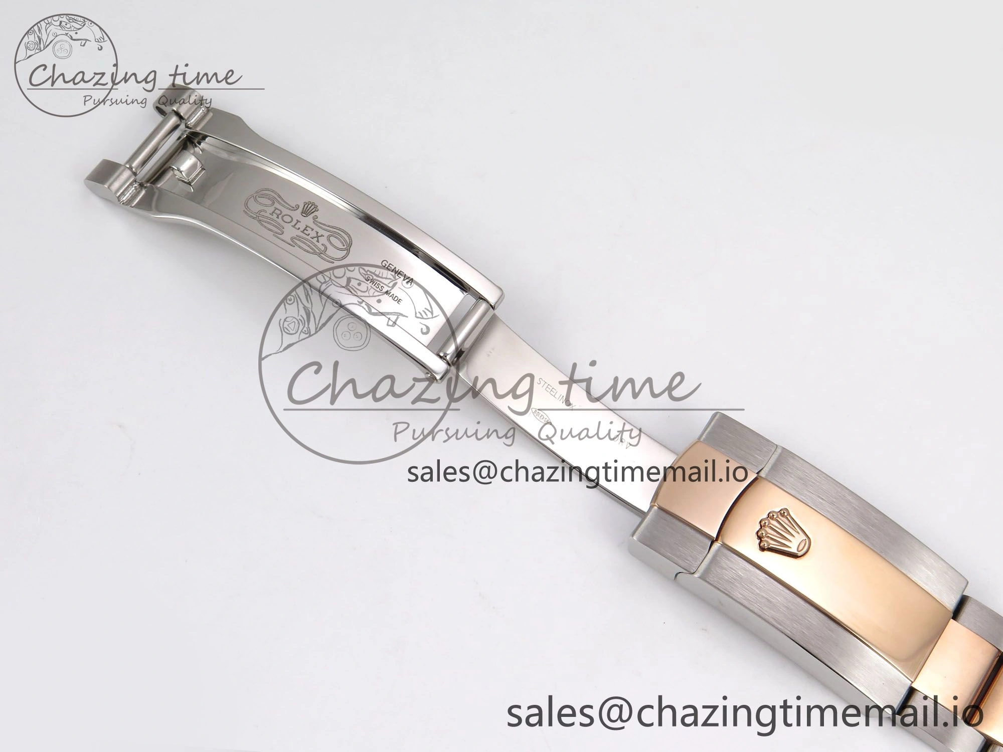 DateJust 41 126331 ARF 1:1 Best Edition 904L Steel Gray Textured Dial on SS RG Oyster Bracelet SH3235（Gain Weight）