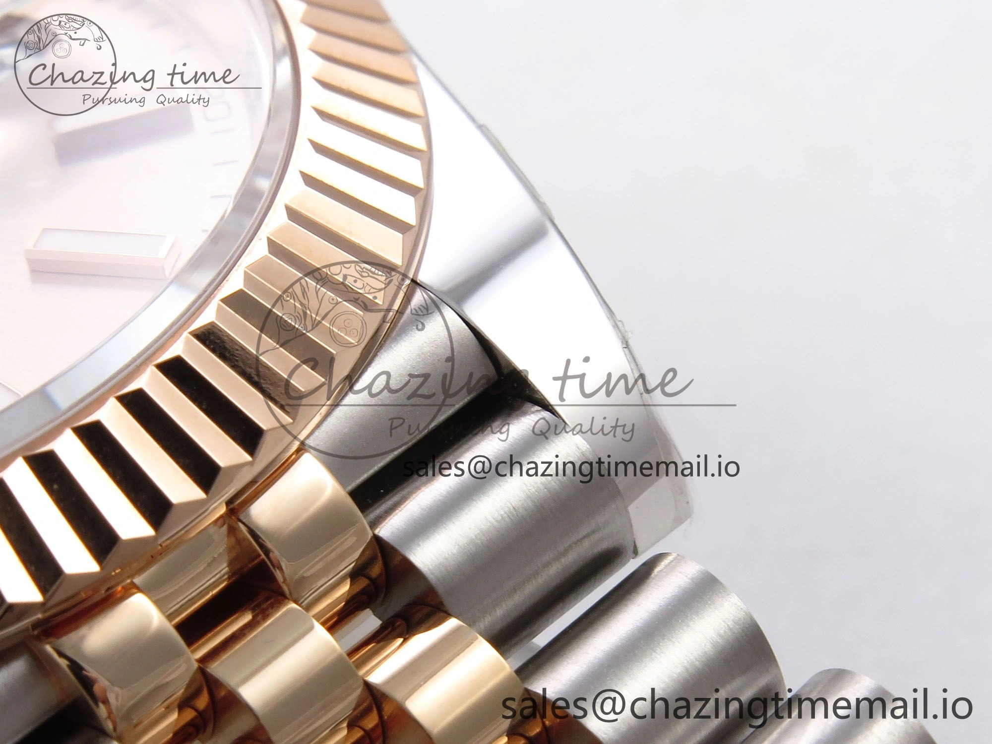 DateJust 41 126331 ARF 1:1 Best Edition 904L Steel RG Dial on SS RG Jubilee Bracelet SH3235（Gain Weight）