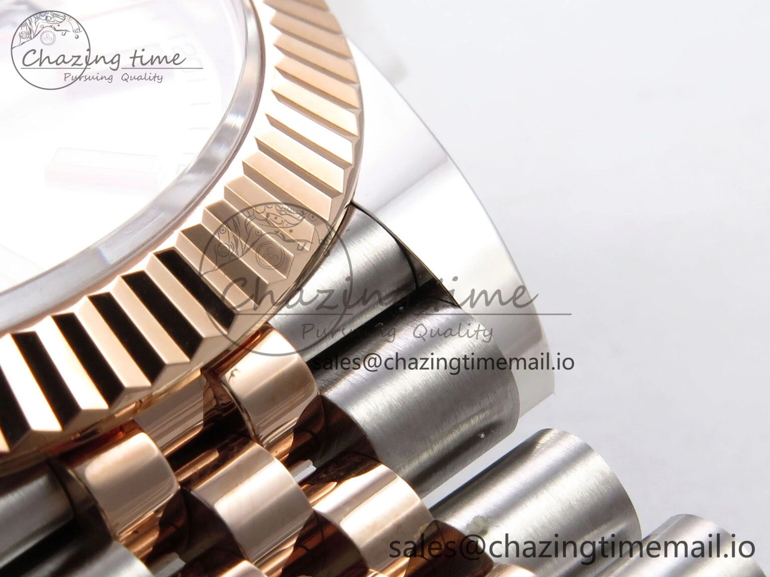 DateJust 41 126331 ARF 1:1 Best Edition 904L Steel Silver Dial on SS RG Jubilee Bracelet SH3235（Gain Weight）