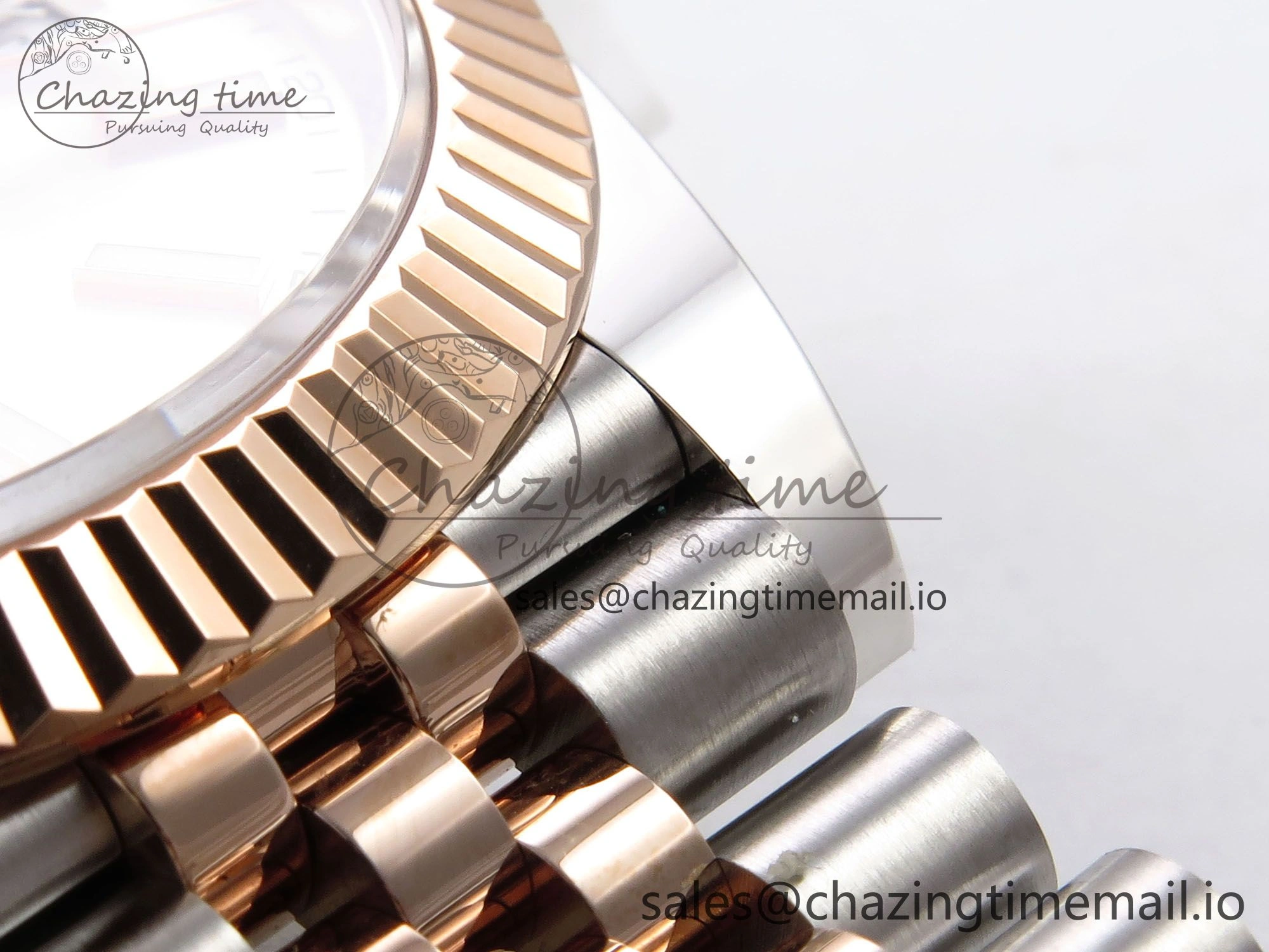 DateJust 41 126331 ARF 1:1 Best Edition 904L Steel Silver Dial on SS RG Jubilee Bracelet SH3235（Gain Weight）