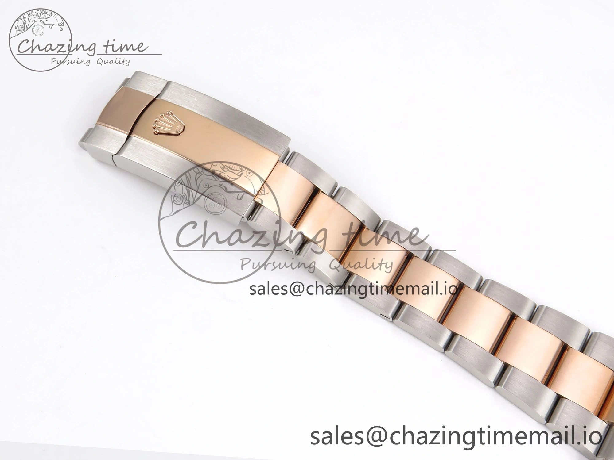 DateJust 41 126331 ARF 1:1 Best Edition 904L Steel Silver Textured Dial on SS RG Oyster Bracelet SH3235（Gain Weight）