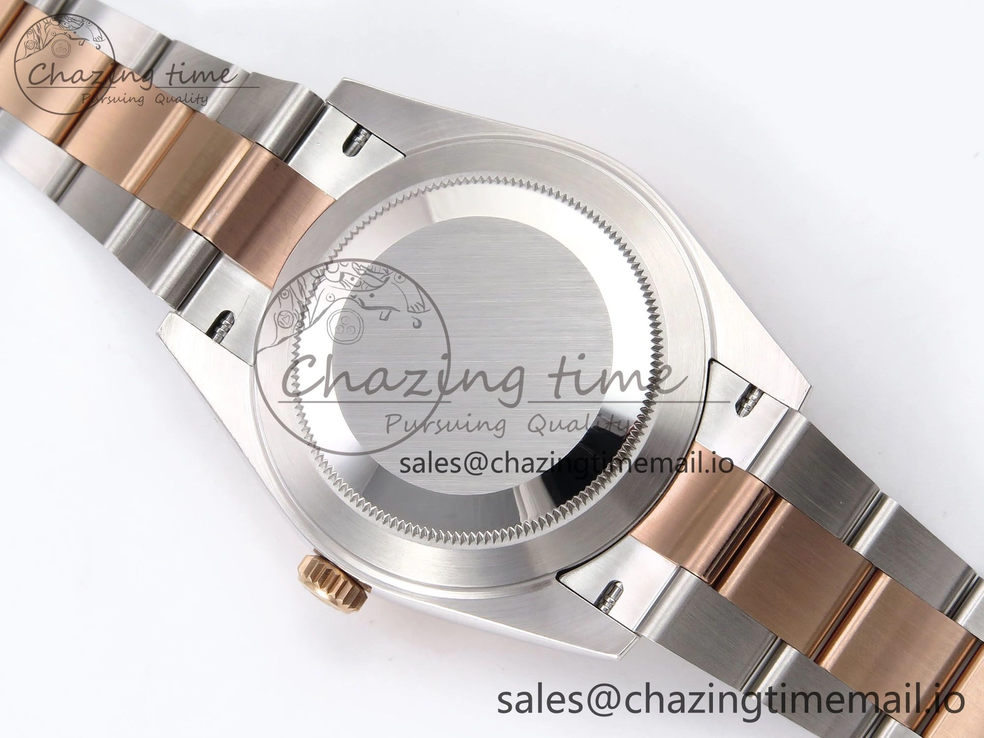 DateJust 41 126331 ARF 1:1 Best Edition 904L Steel White Dial on SS RG Oyster Bracelet SH3235（Gain Weight）