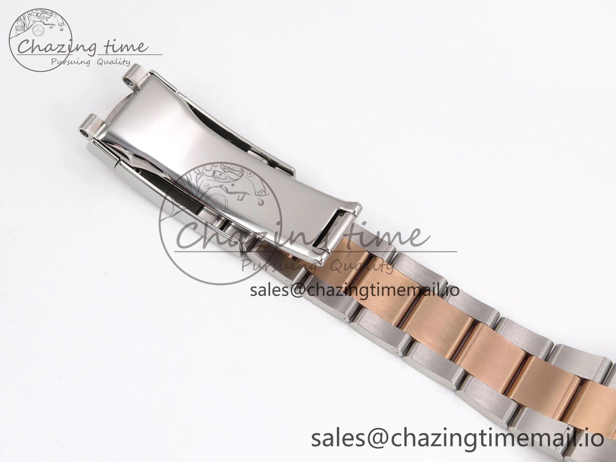 DateJust 41 126331 ARF 1:1 Best Edition 904L Steel White Dial on SS RG Oyster Bracelet SH3235（Gain Weight）