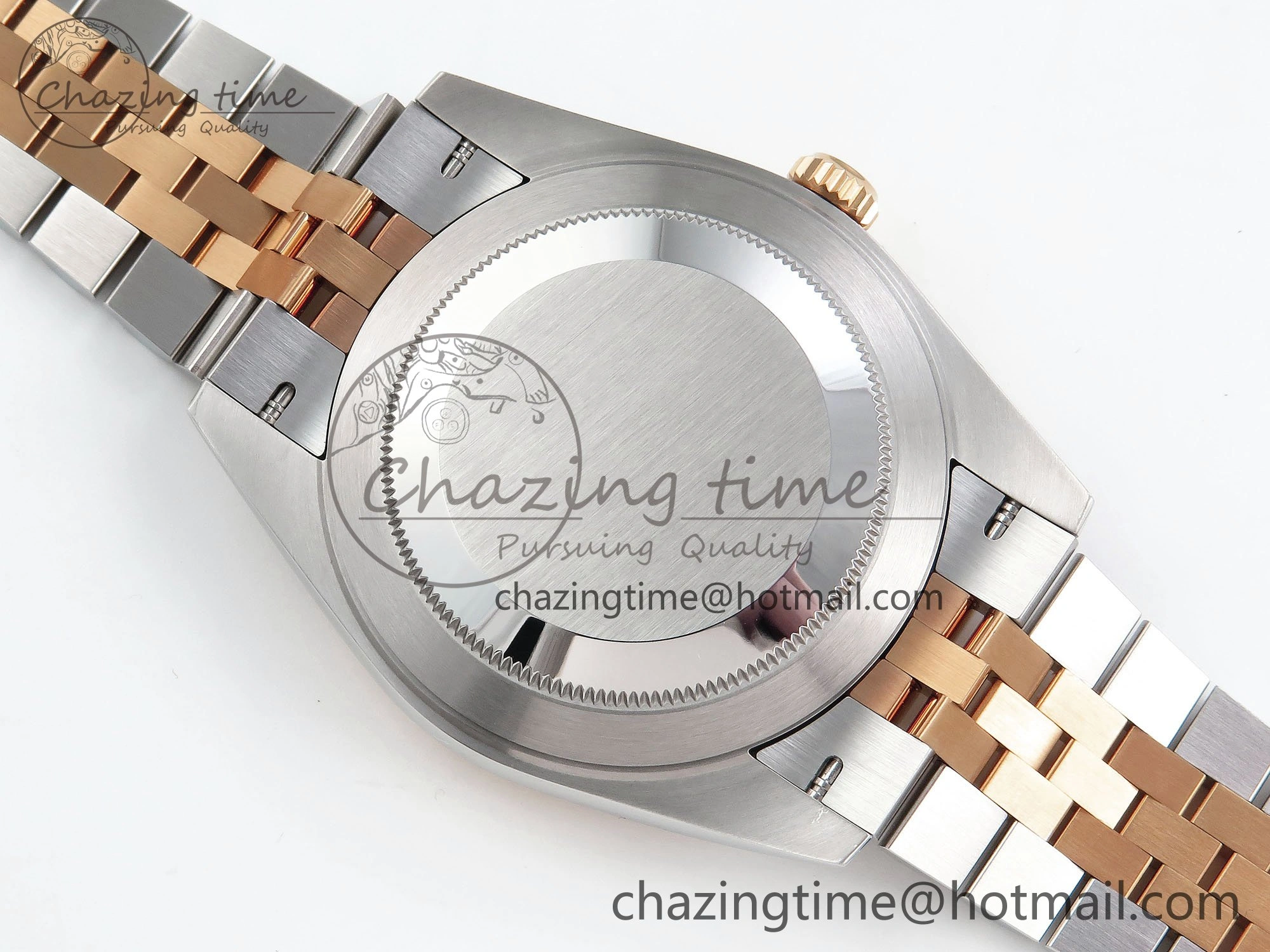 DateJust 41 126331 Clean 1:1 Best Edition 904L Steel RG Diamonds Dial on SS RG Jubilee Bracelet VR3235