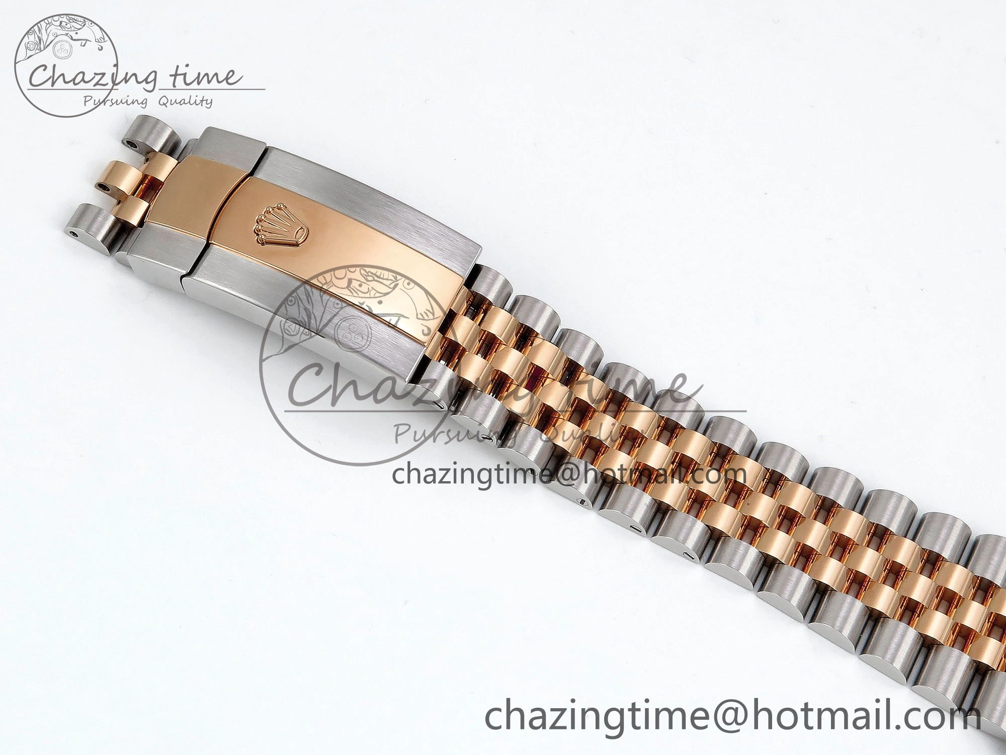 DateJust 41 126331 Clean 1:1 Best Edition 904L Steel RG Diamonds Dial on SS RG Jubilee Bracelet VR3235