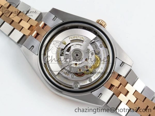 DateJust 41 126331 Clean 1:1 Best Edition 904L Steel RG Diamonds Dial on SS RG Jubilee Bracelet VR3235
