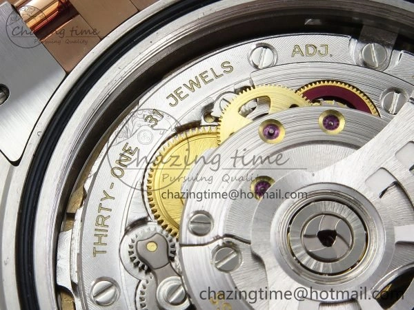 DateJust 41 126331 Clean 1:1 Best Edition 904L Steel RG Diamonds Dial on SS RG Jubilee Bracelet VR3235