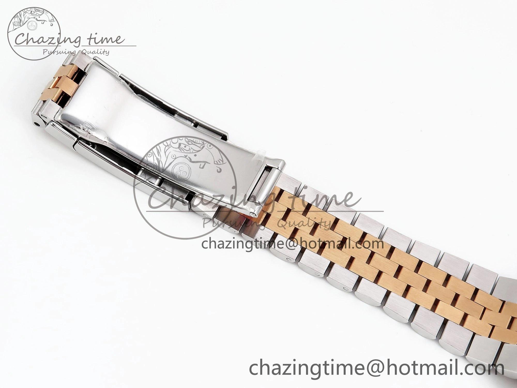DateJust 41 126331 Clean 1:1 Best Edition 904L Steel RG Diamonds Dial on SS RG Jubilee Bracelet VR3235