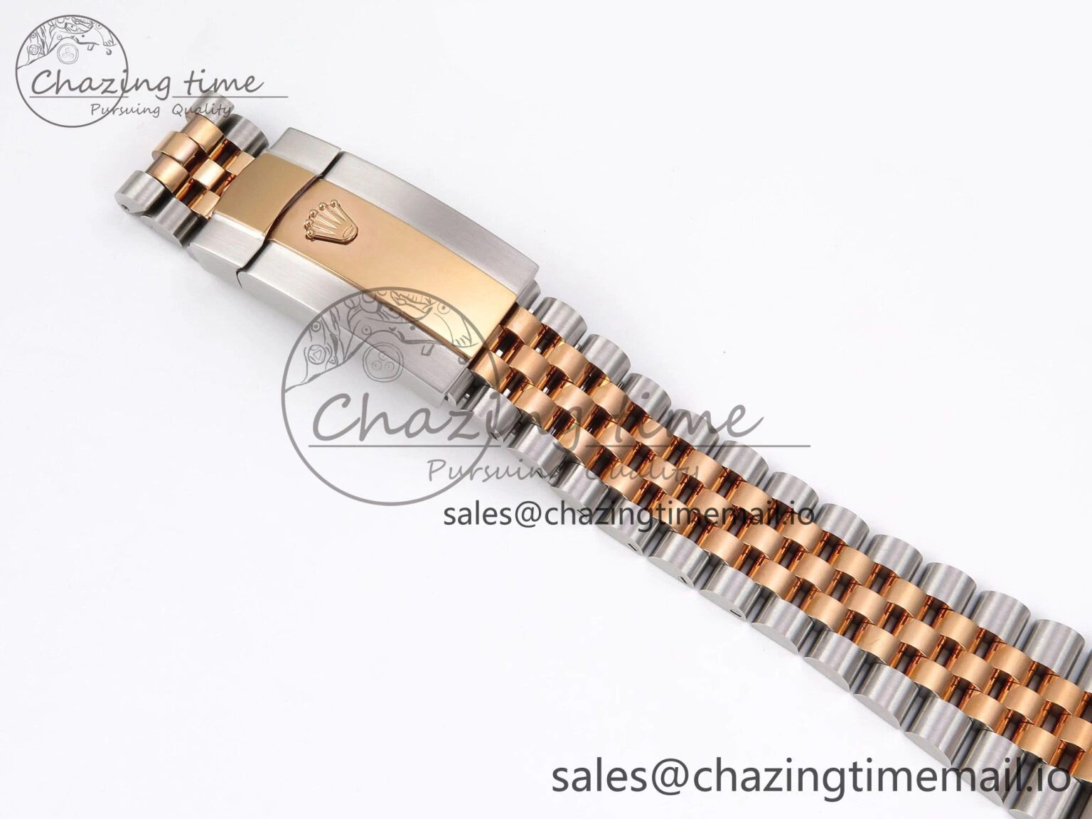 DateJust 41 126331 EWEF Best Edition Gray Textured Dial on SS RG Jubilee Bracelet A3235