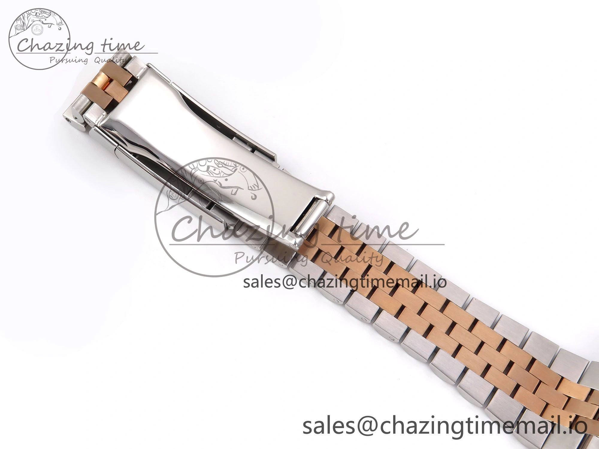 DateJust 41 126331 EWEF Best Edition Gray Textured Dial on SS RG Jubilee Bracelet A3235