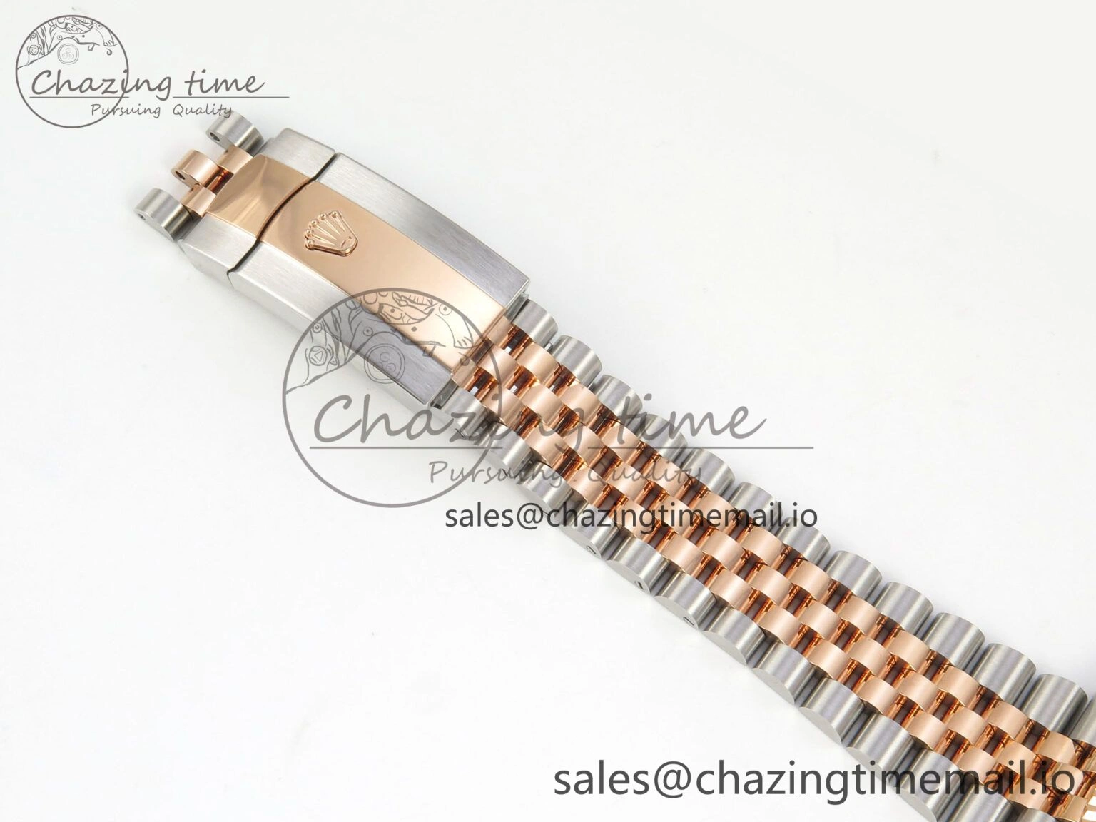 DateJust 41 126331 SS RG ARF 1:1 Best Edition Gray Roman Dial on Jubilee Bracelet SH3235 (Weighted)