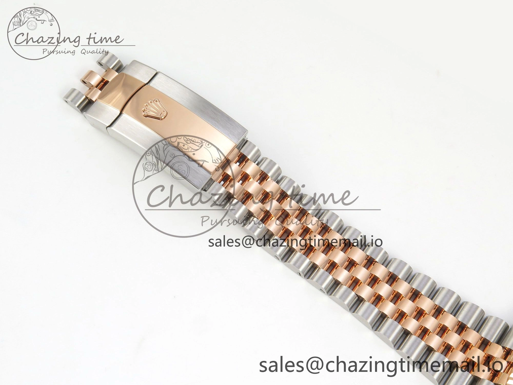DateJust 41 126331 SS RG ARF 1:1 Best Edition Gray Roman Dial on Jubilee Bracelet SH3235 (Weighted)