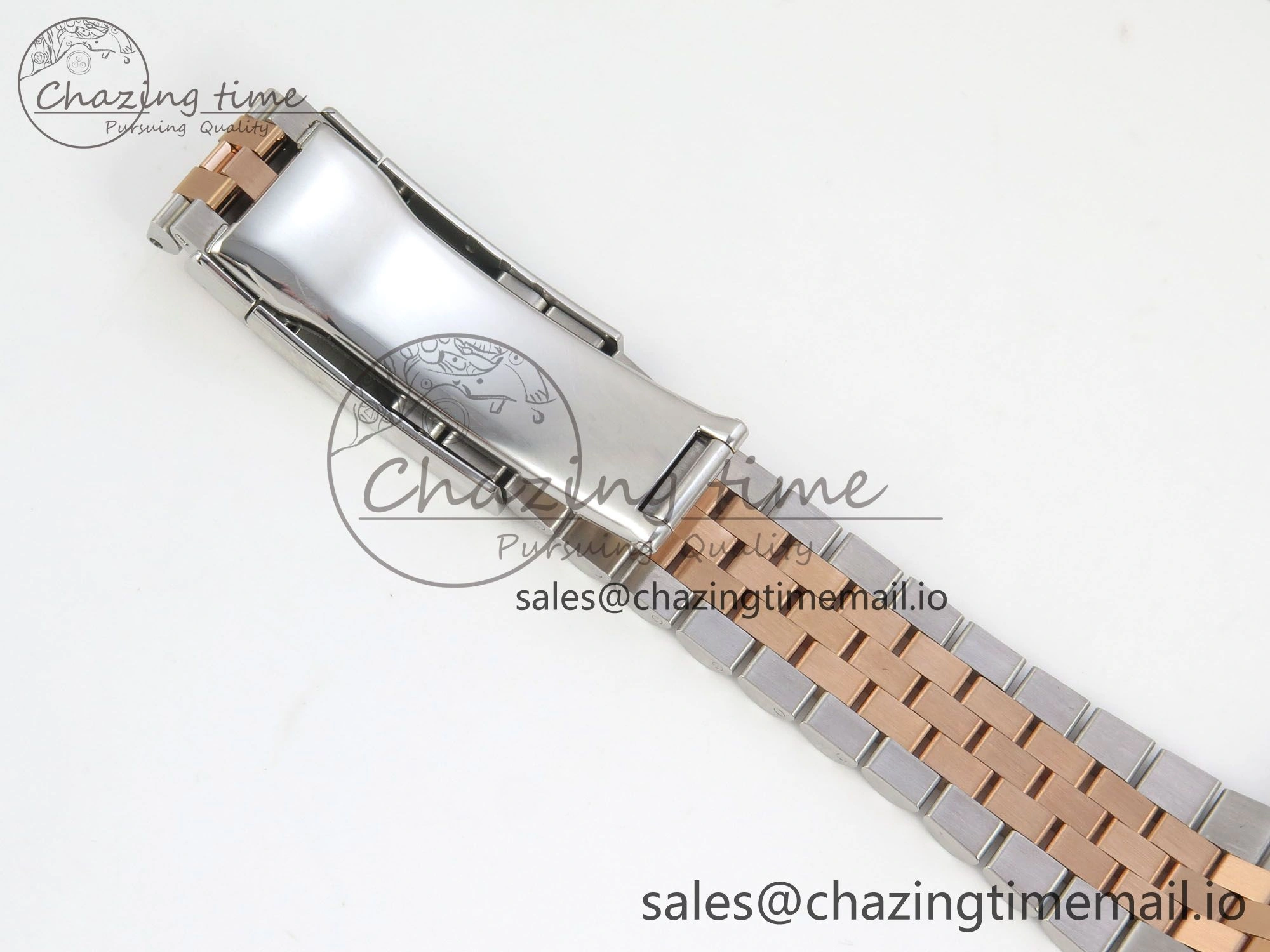 DateJust 41 126331 SS RG ARF 1:1 Best Edition Gray Roman Dial on Jubilee Bracelet SH3235 (Weighted)
