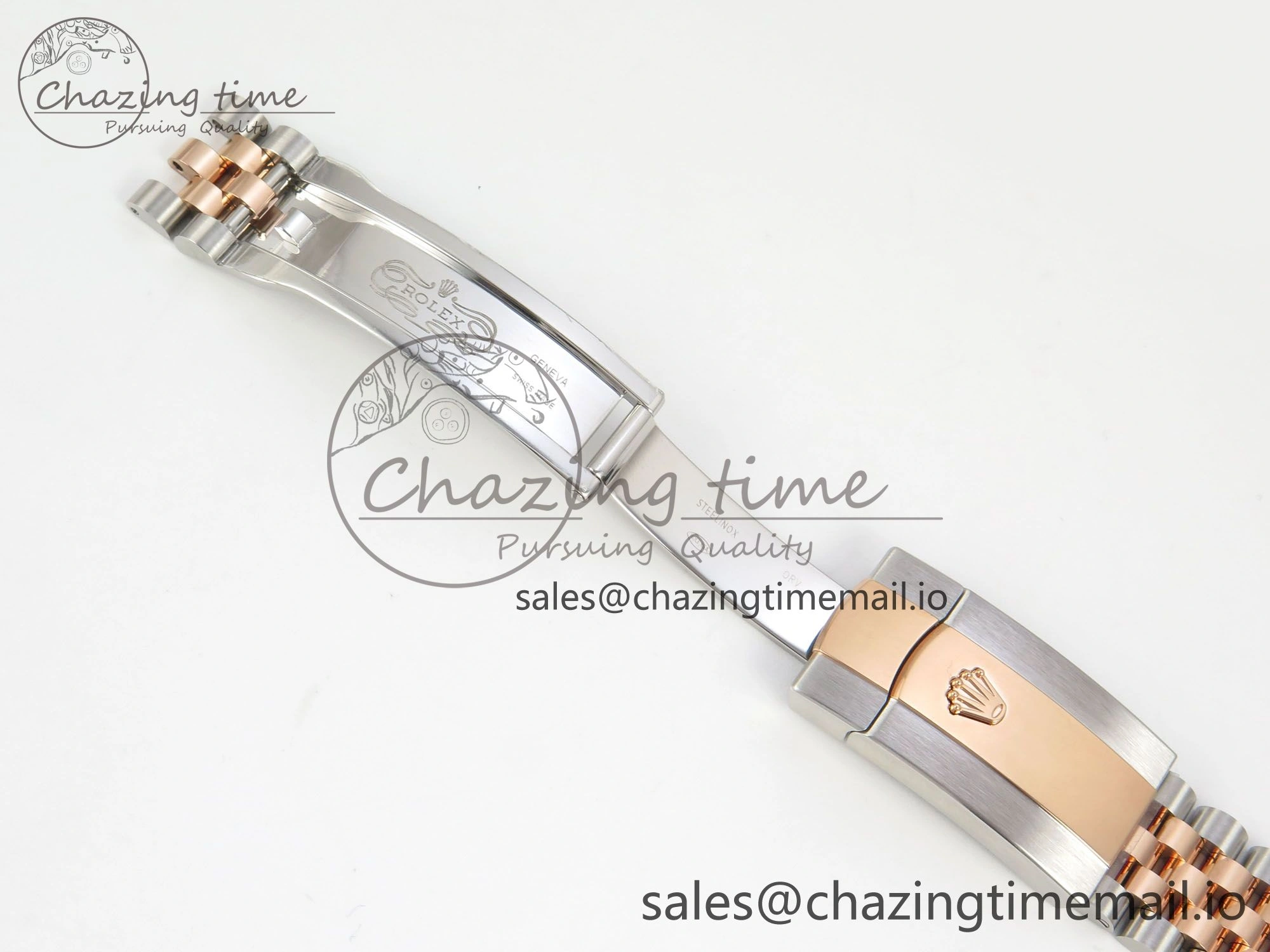 DateJust 41 126331 SS RG ARF 1:1 Best Edition Gray Roman Dial on Jubilee Bracelet SH3235 (Weighted)