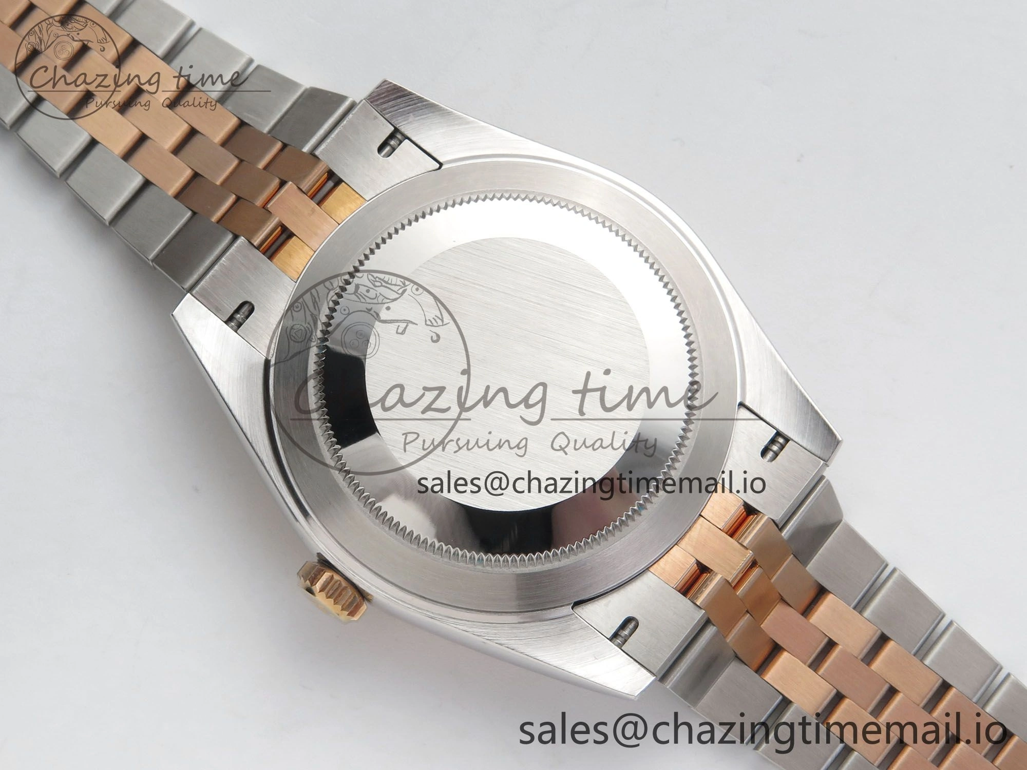 DateJust 41 126331 SS RG ARF 1:1 Best Edition Gray Roman Dial on Jubilee Bracelet SH3235 (Weighted)