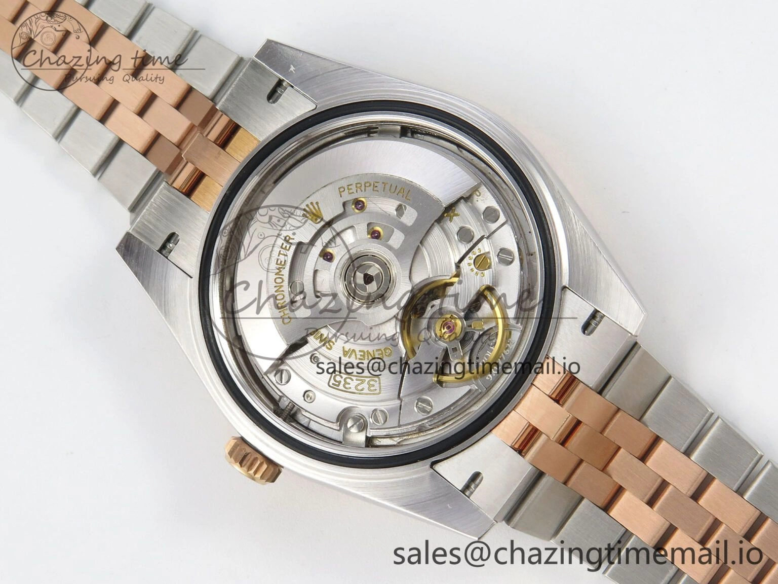 DateJust 41 126331 SS RG ARF 1:1 Best Edition Gray Roman Dial on Jubilee Bracelet SH3235 (Weighted)