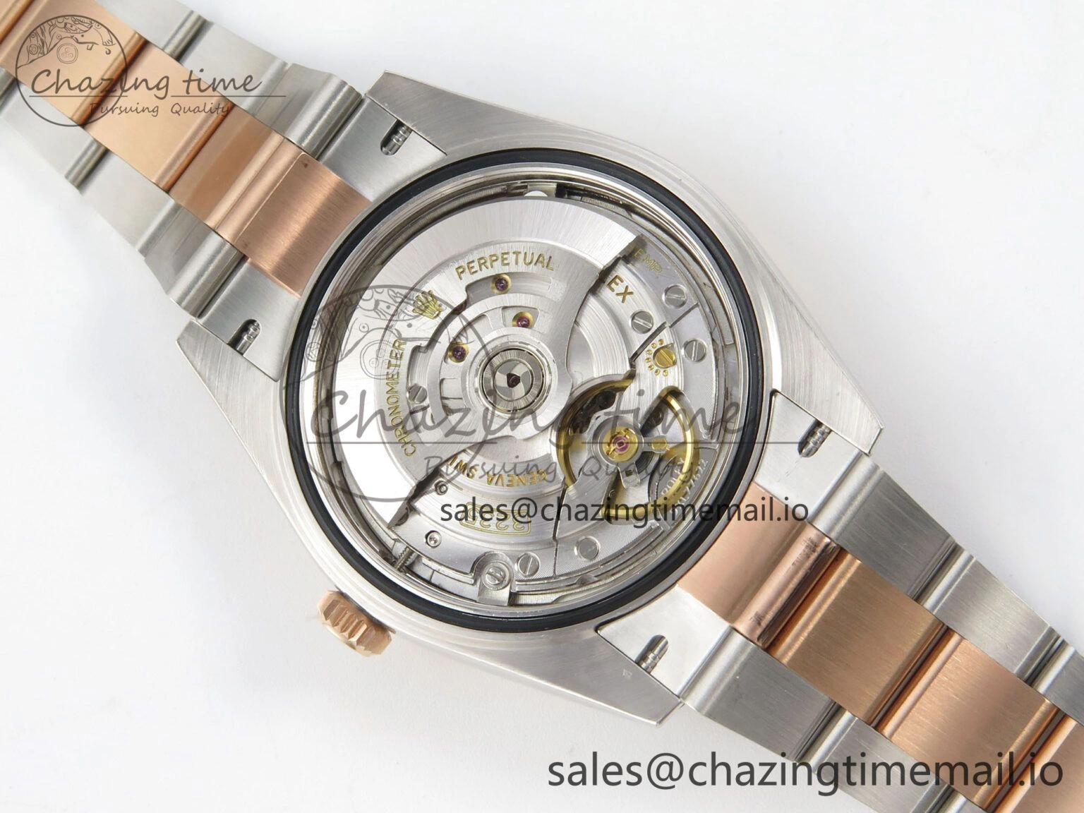 DateJust 41 126331 SS RG ARF 1:1 Best Edition Gray Roman Dial on Oyster Bracelet SH3235 (Weighted)