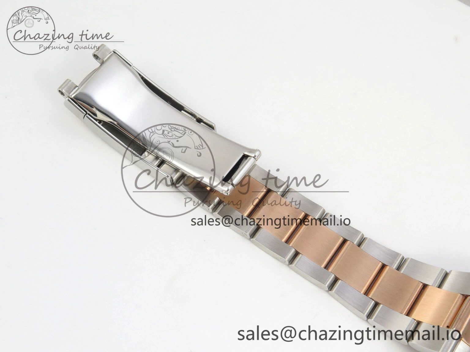 DateJust 41 126331 SS RG ARF 1:1 Best Edition Gray Roman Dial on Oyster Bracelet SH3235 (Weighted)