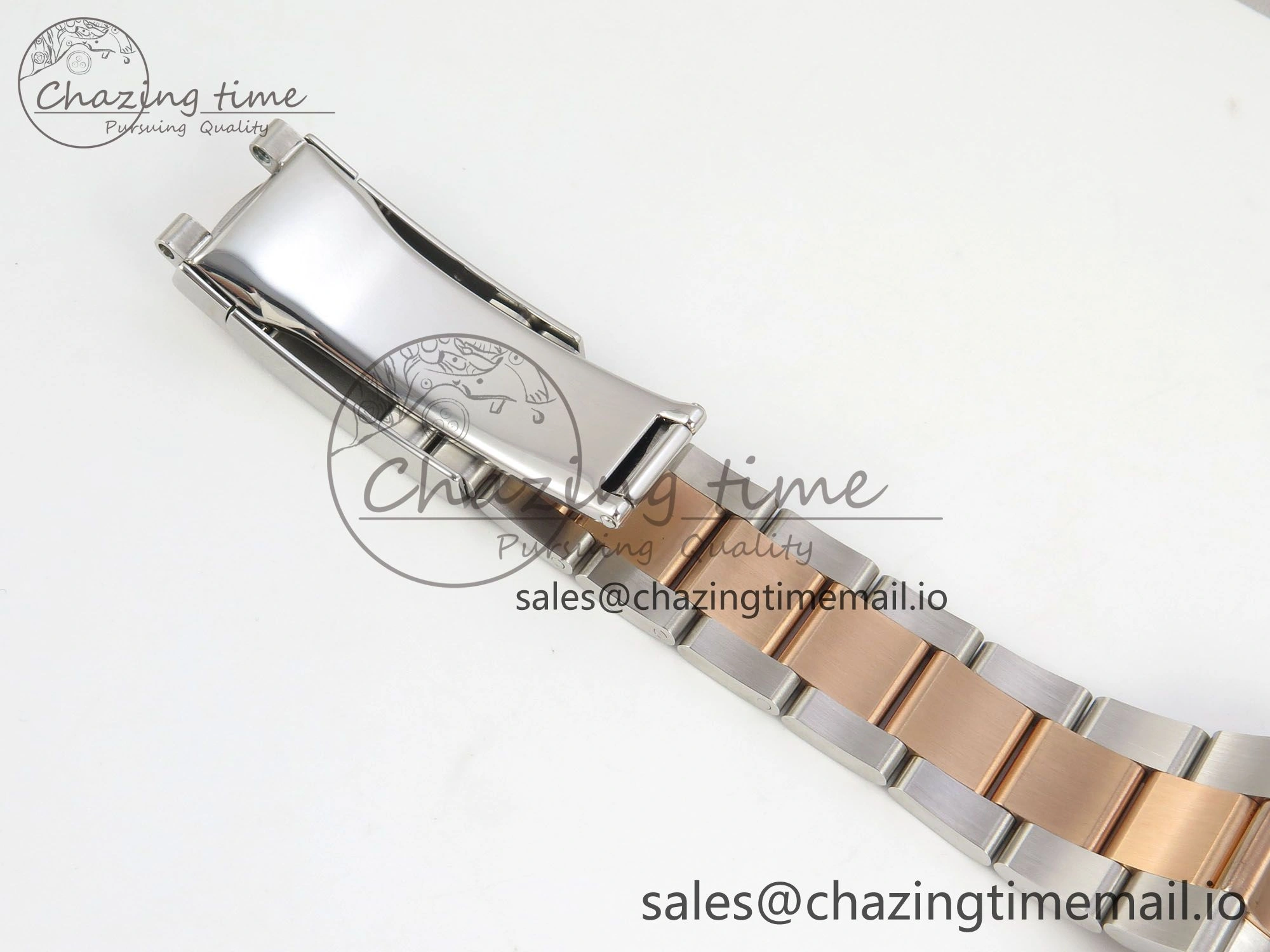 DateJust 41 126331 SS RG ARF 1:1 Best Edition Gray Roman Dial on Oyster Bracelet SH3235 (Weighted)