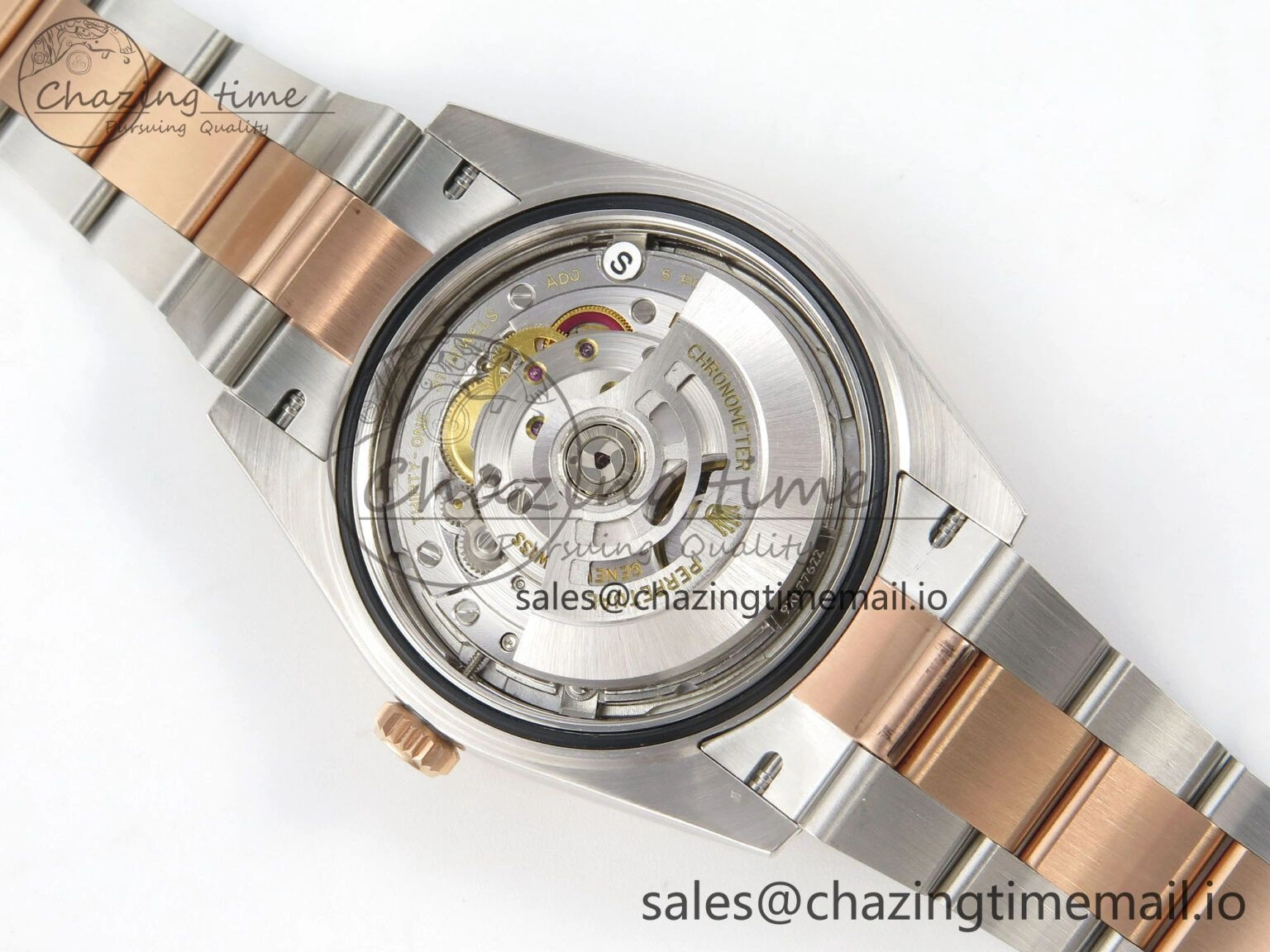 DateJust 41 126331 SS RG ARF 1:1 Best Edition RG Diamonds Dial on Oyster Bracelet SH3235 (Weighted)