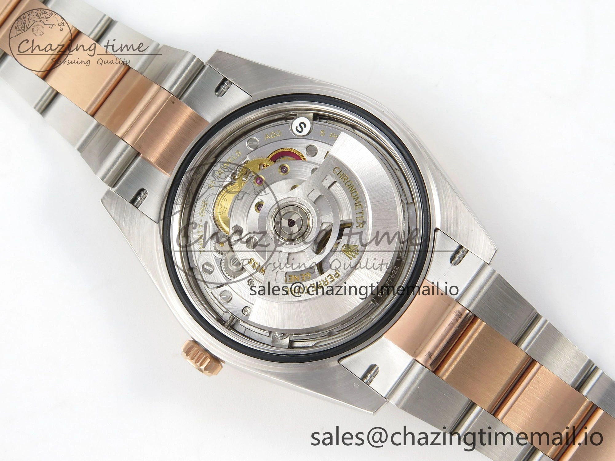 DateJust 41 126331 SS RG ARF 1:1 Best Edition RG Diamonds Dial on Oyster Bracelet SH3235 (Weighted)