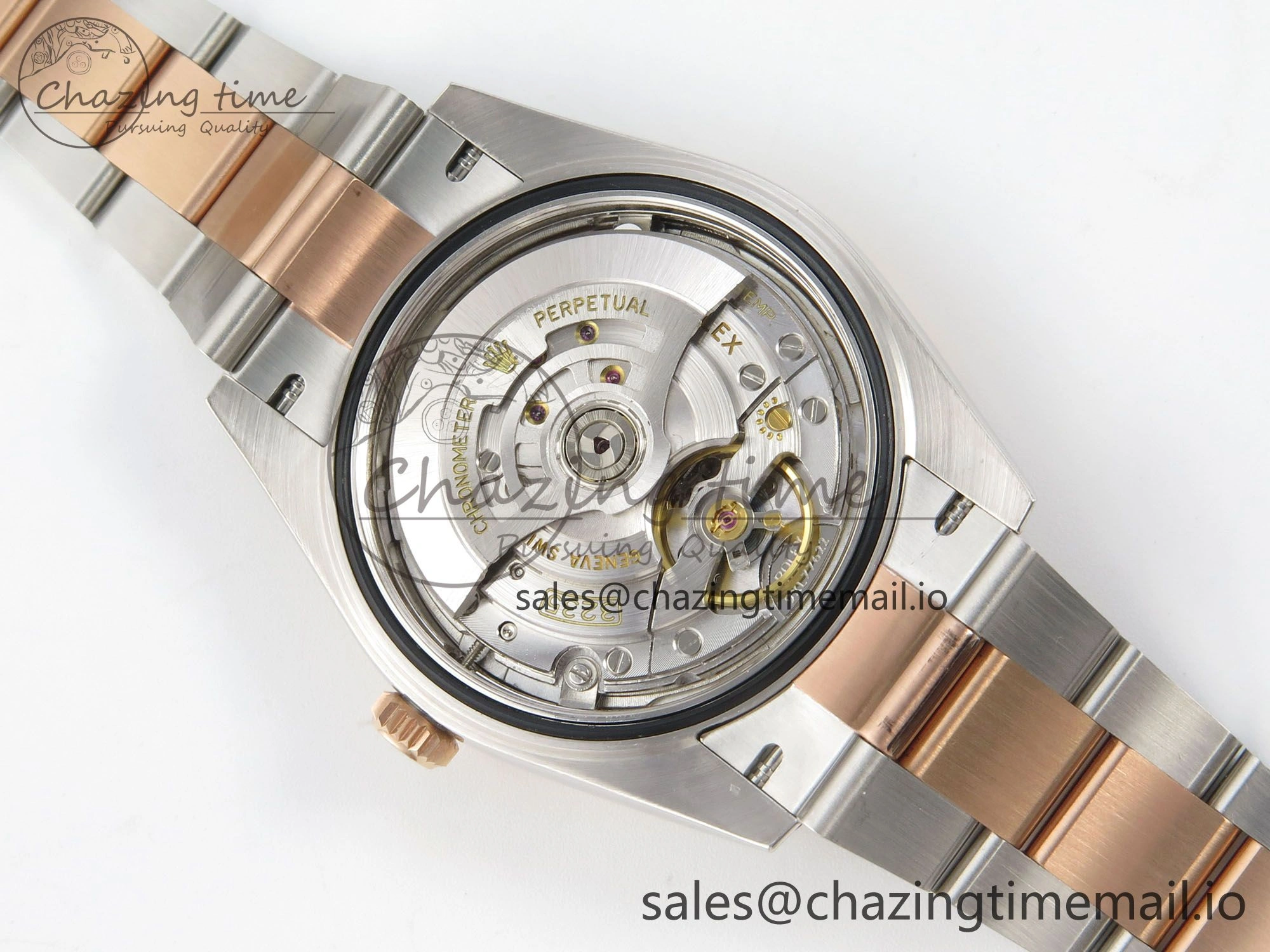 DateJust 41 126331 SS RG ARF 1:1 Best Edition RG Diamonds Dial on Oyster Bracelet SH3235 (Weighted)