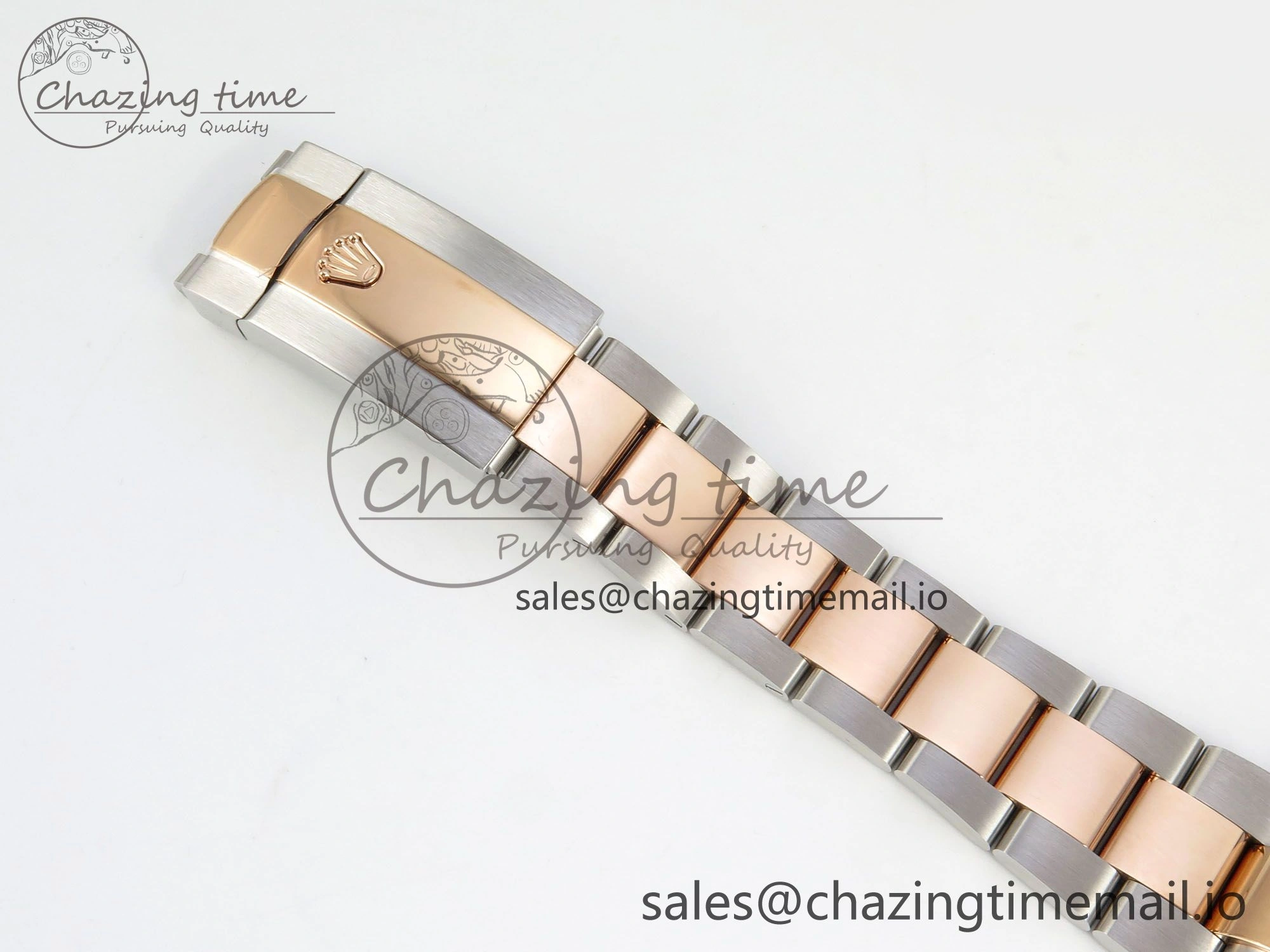 DateJust 41 126331 SS RG ARF 1:1 Best Edition RG Diamonds Dial on Oyster Bracelet SH3235 (Weighted)
