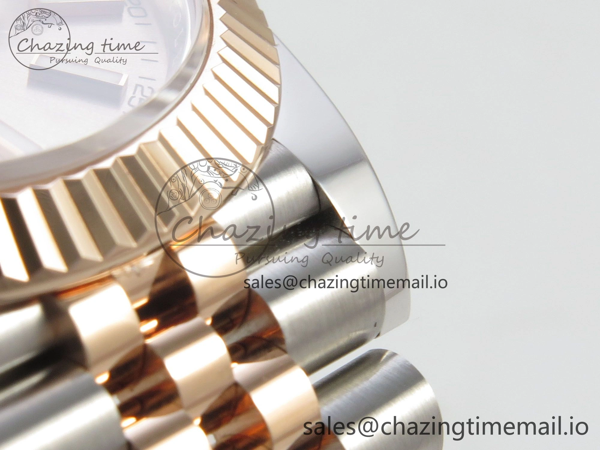 DateJust 41 126331 SS RG ARF 1:1 Best Edition RG Stick Dial on Jubilee Bracelet SH3235 (Weighted)