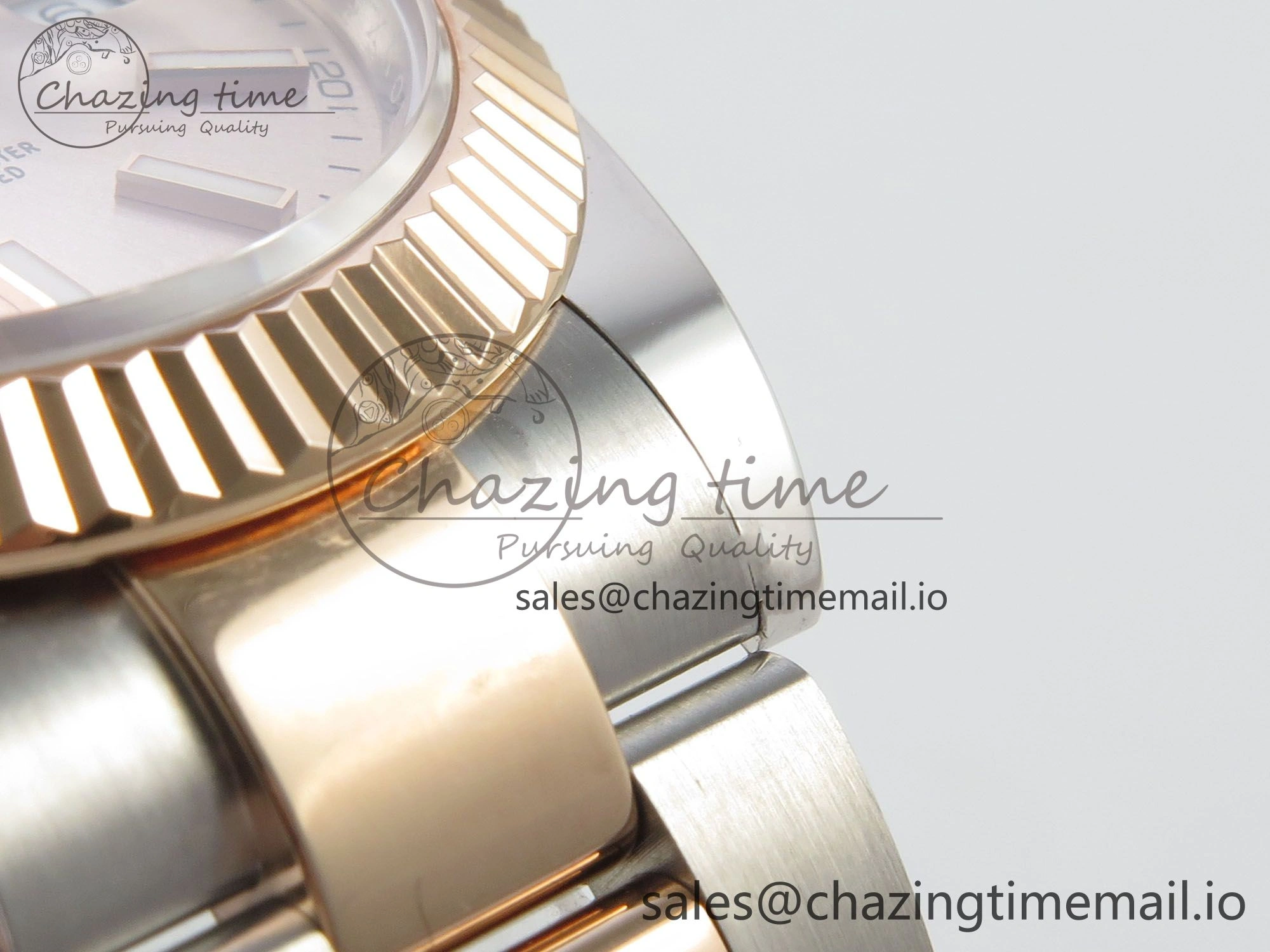 DateJust 41 126331 SS RG ARF 1:1 Best Edition RG Stick Dial on Oyster Bracelet SH3235 (Weighted)