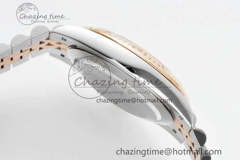DateJust 41 126331 VSF 1:1 Best Edition 904L Steel RG Dial on SS RG Jubilee Bracelet VS3235