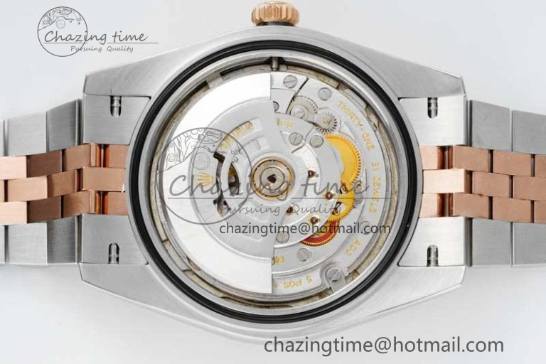 DateJust 41 126331 VSF 1:1 Best Edition 904L Steel RG Dial on SS RG Jubilee Bracelet VS3235