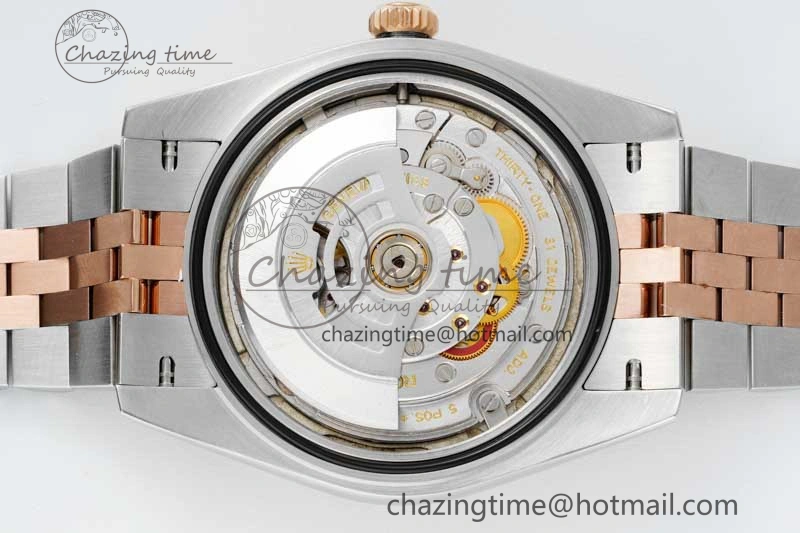 DateJust 41 126331 VSF 1:1 Best Edition 904L Steel RG Dial on SS RG Jubilee Bracelet VS3235