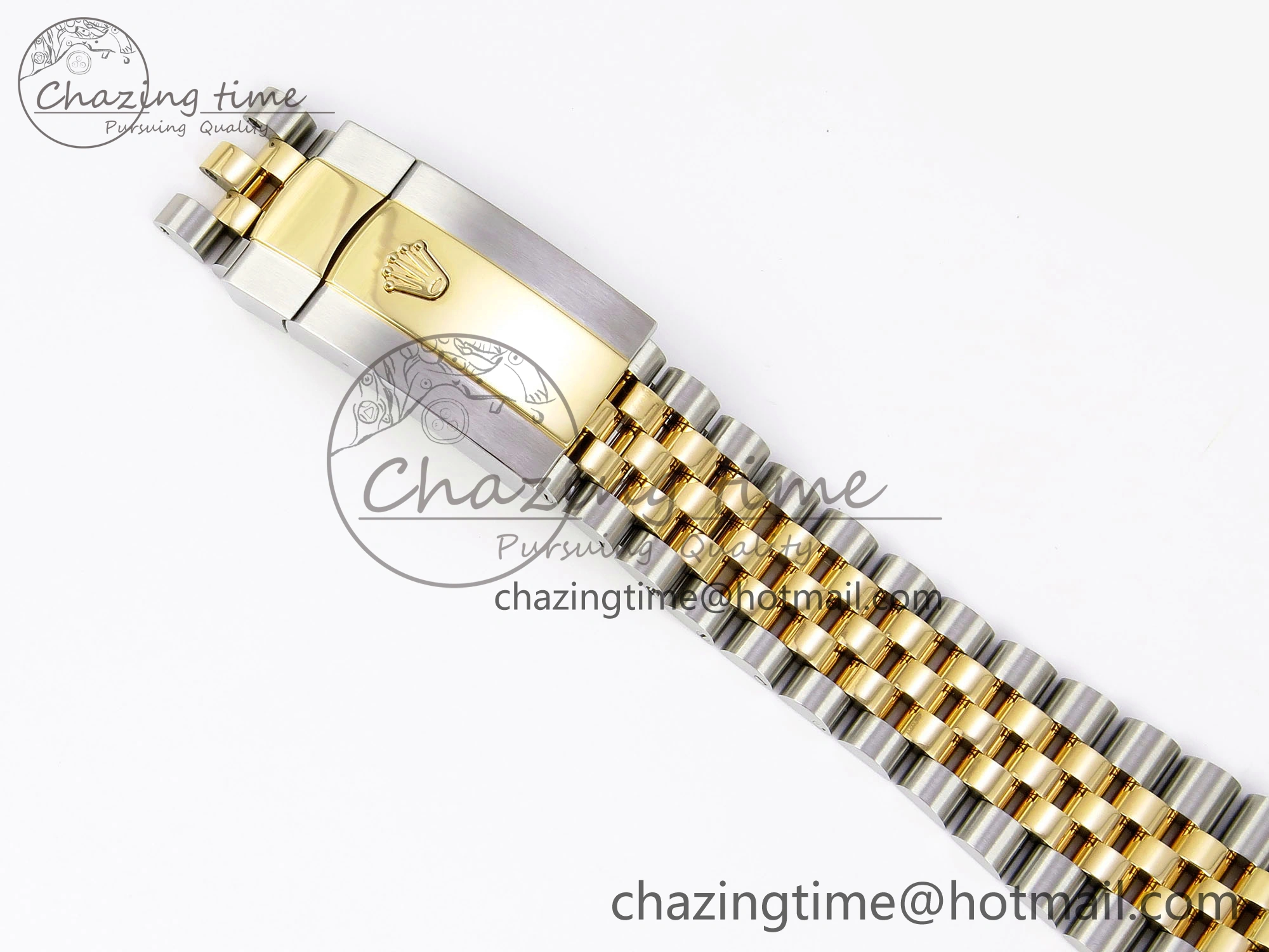 DateJust 41 126331 VSF 1:1 Best Edition 904L Steel Yellow Gold Textured Dial on SS YG Jubilee Bracelet VS3235