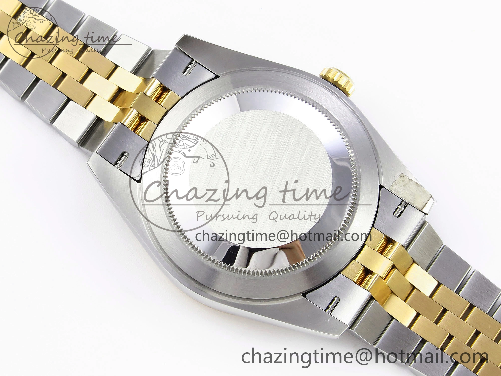 DateJust 41 126331 VSF 1:1 Best Edition 904L Steel Yellow Gold Textured Dial on SS YG Jubilee Bracelet VS3235