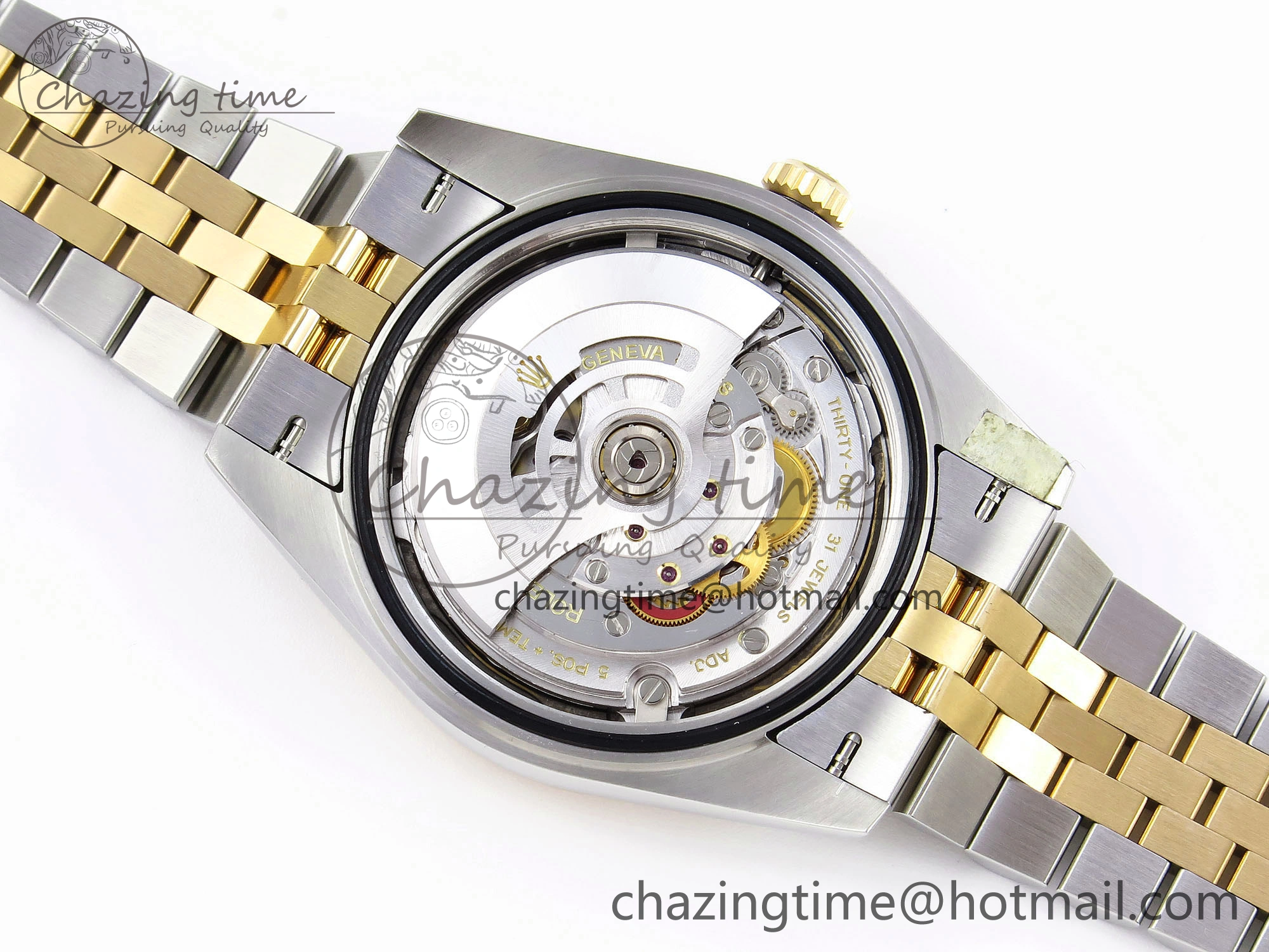 DateJust 41 126331 VSF 1:1 Best Edition 904L Steel Yellow Gold Textured Dial on SS YG Jubilee Bracelet VS3235