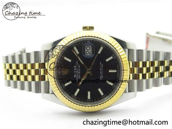 DateJust 41 126333 904L SS YG VSF 1:1 Best Edition Black Dial on 904L Jubilee Bracelet VS3235
