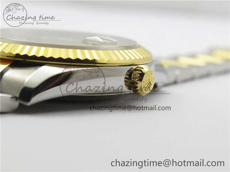 DateJust 41 126333 904L SS YG VSF 1:1 Best Edition YG Dial on Oyster Bracelet VS3235