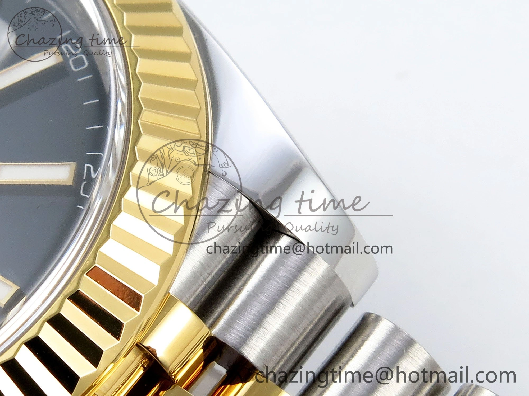 DateJust 41 126333 Clean 1:1 Best Edition 904L Steel Black Stick Dial on SS YG Jubilee Bracelet VR3235